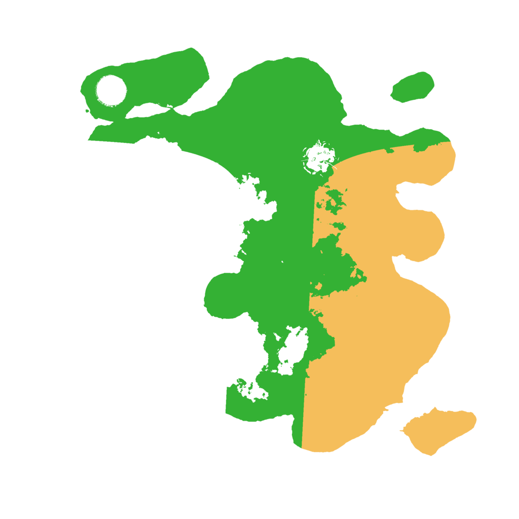 Biome Rust Map: Barren, Size: 3000, Seed: 220811