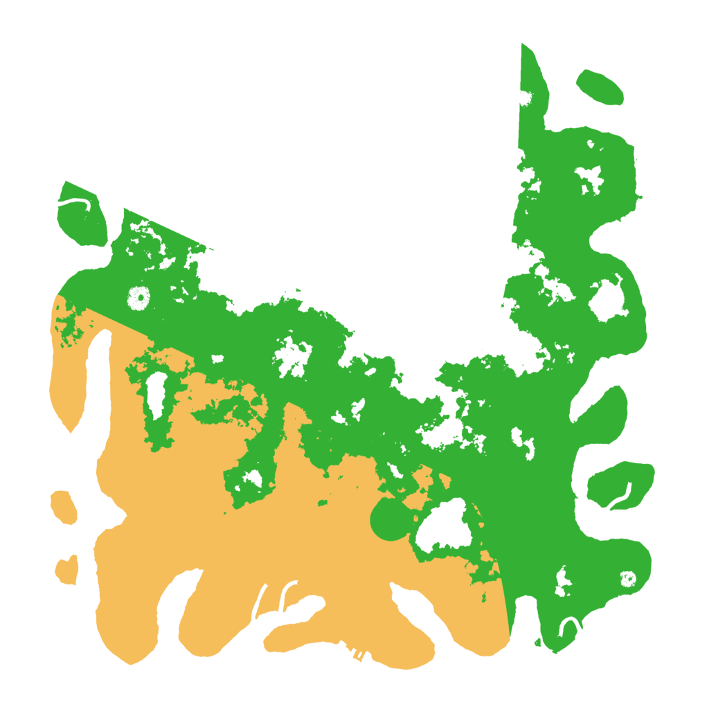 Biome Rust Map: Procedural Map, Size: 4500, Seed: 64321263