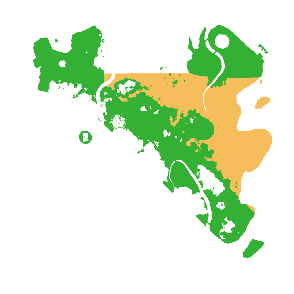 Biome Rust Map: Procedural Map, Size: 3700, Seed: 1790066654
