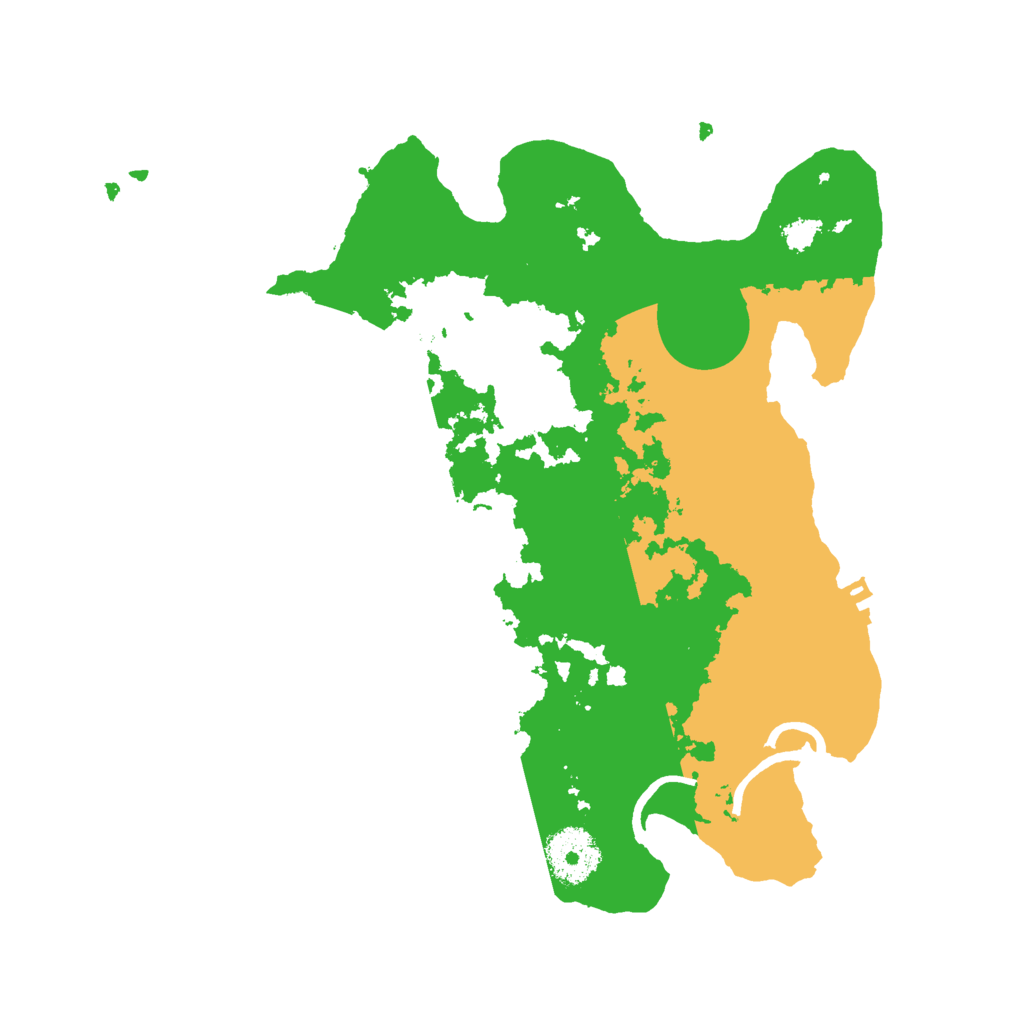 Biome Rust Map: Procedural Map, Size: 3000, Seed: 266196889