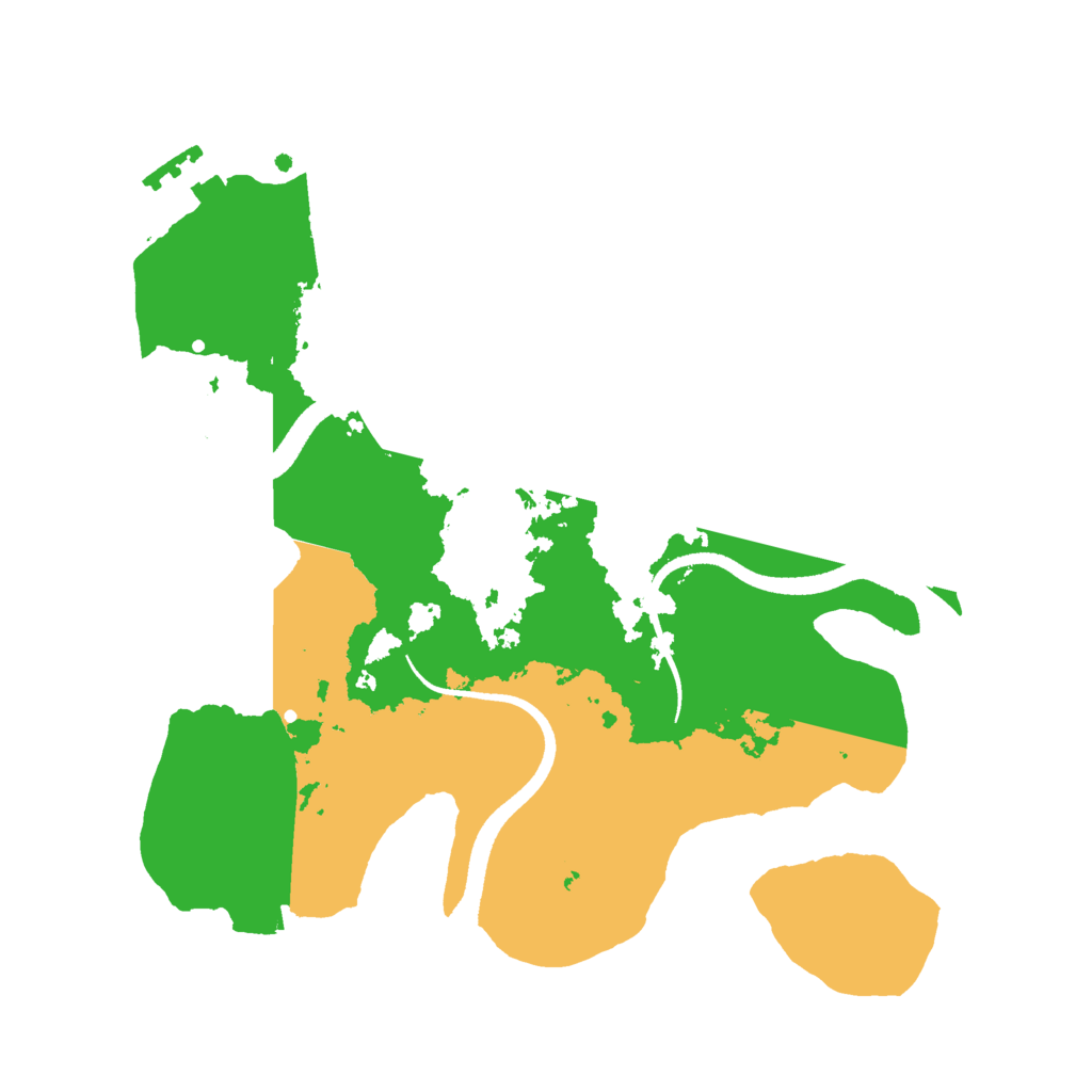 Biome Rust Map: Procedural Map, Size: 2500, Seed: 326533617