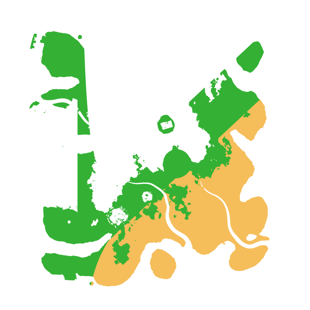 Biome Rust Map: Procedural Map, Size: 3000, Seed: 1092973451