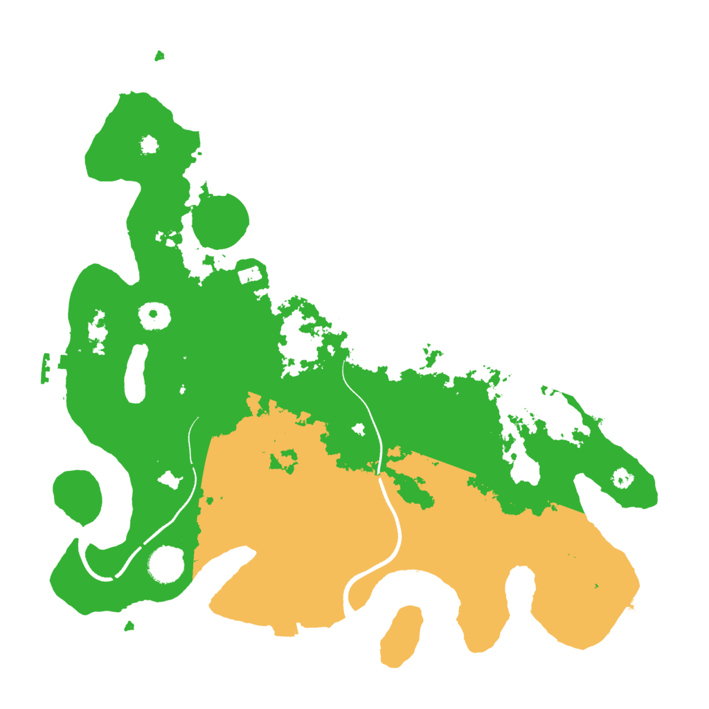 Biome Rust Map: Procedural Map, Size: 3500, Seed: 1468980827