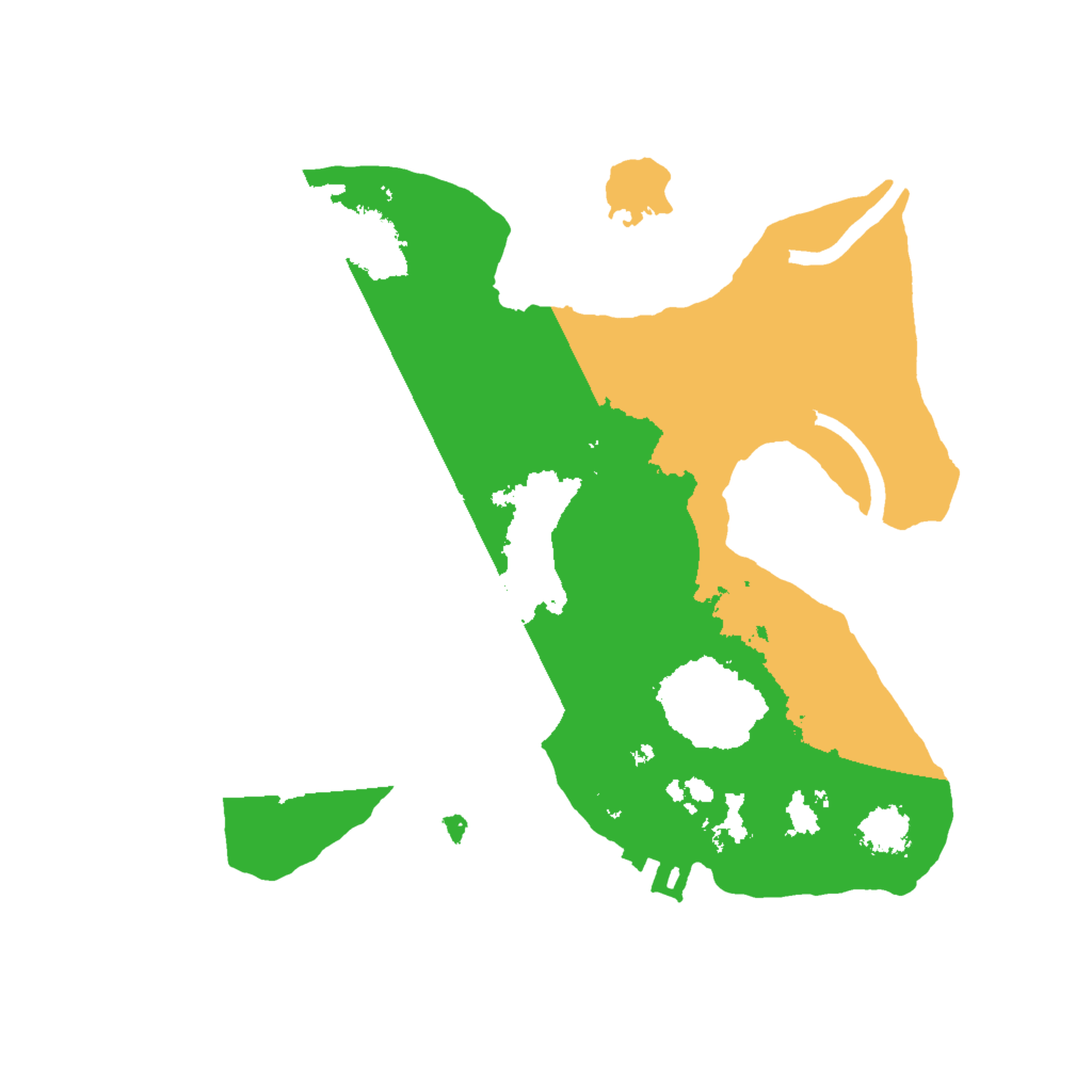 Biome Rust Map: Procedural Map, Size: 2025, Seed: 123456