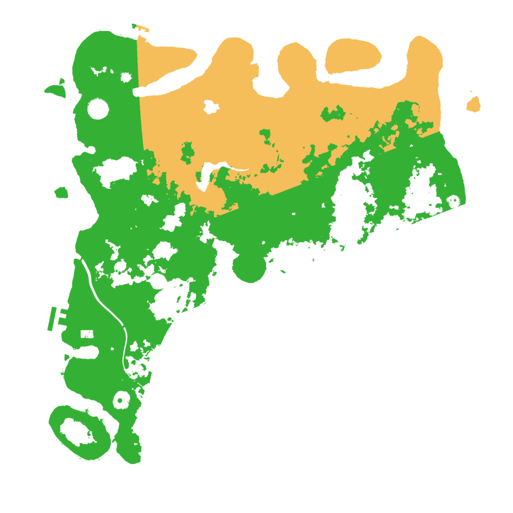 Biome Rust Map: Procedural Map, Size: 4300, Seed: 4852654