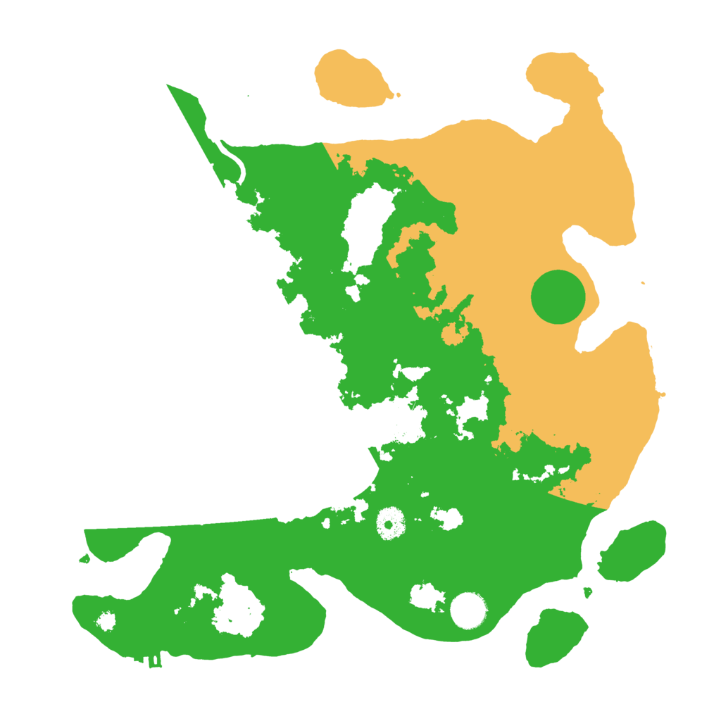 Biome Rust Map: Procedural Map, Size: 3500, Seed: 30101980