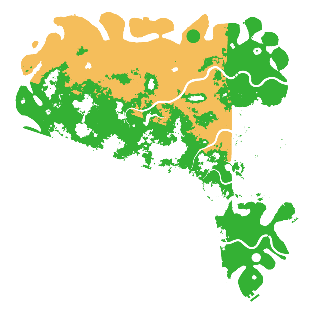 Biome Rust Map: Procedural Map, Size: 6000, Seed: 2116677654