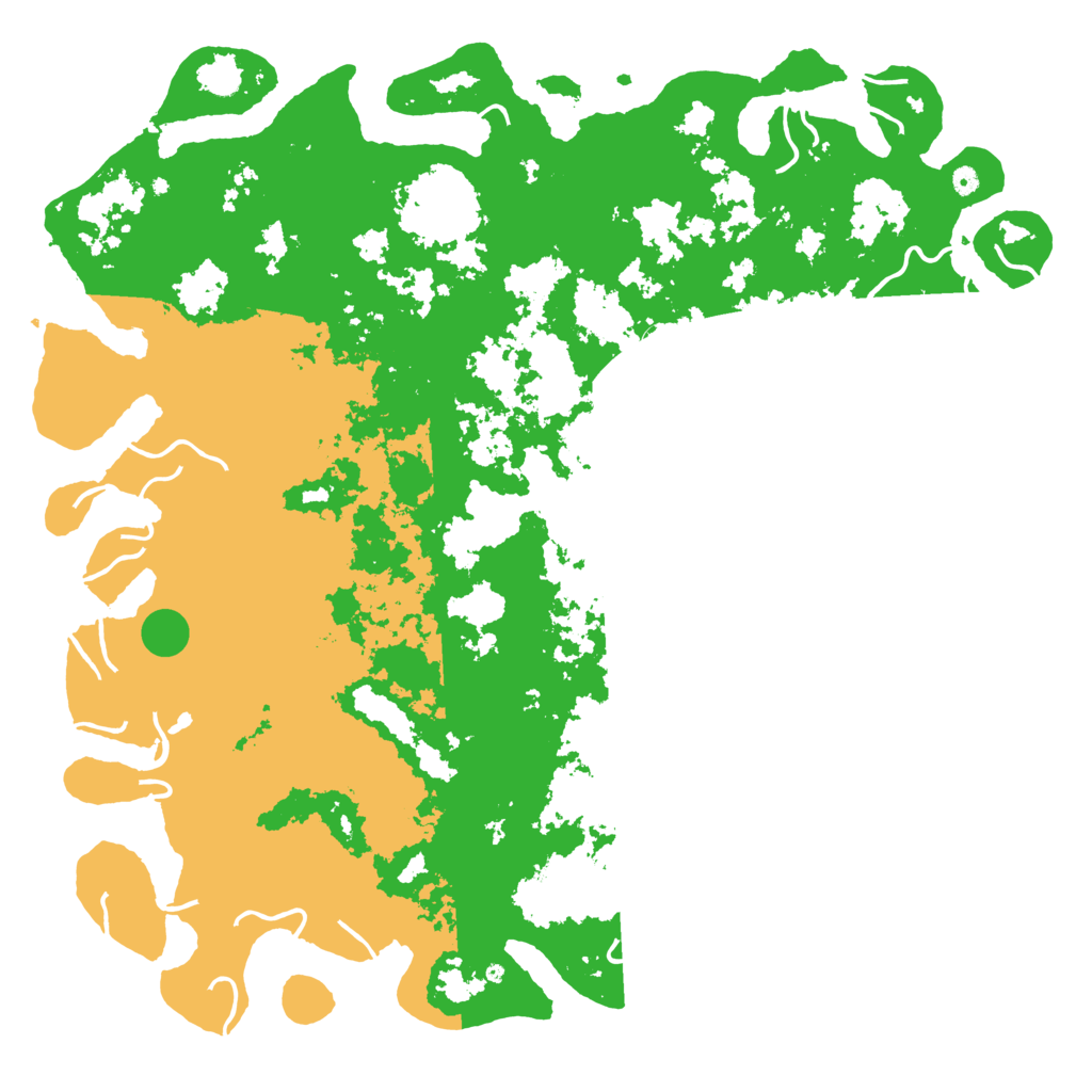 Biome Rust Map: Procedural Map, Size: 6000, Seed: 37549764