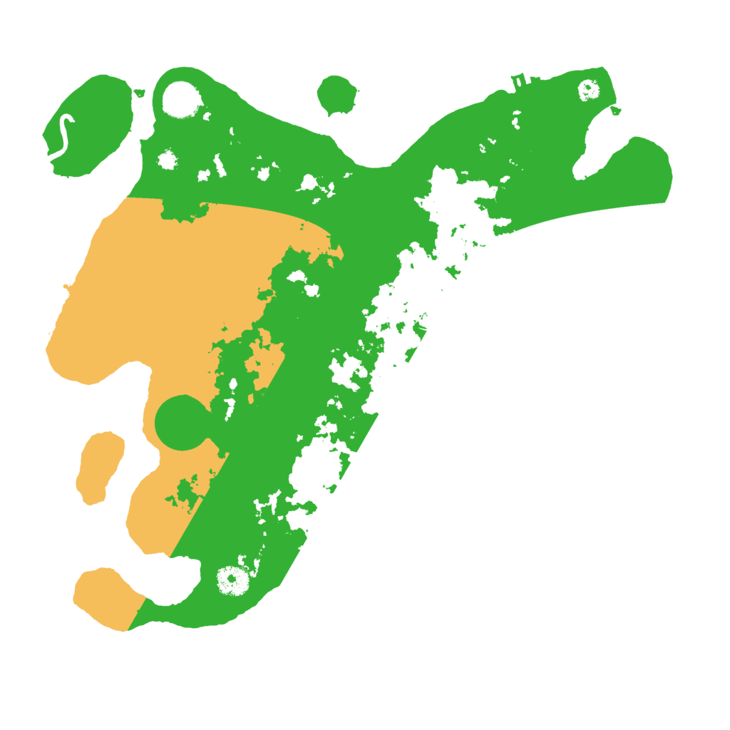 Biome Rust Map: Procedural Map, Size: 3500, Seed: 1990027383