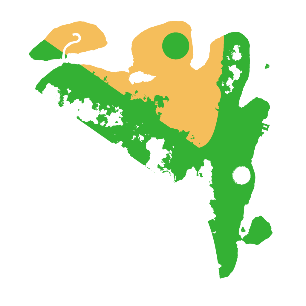 Biome Rust Map: Procedural Map, Size: 3000, Seed: 365918139