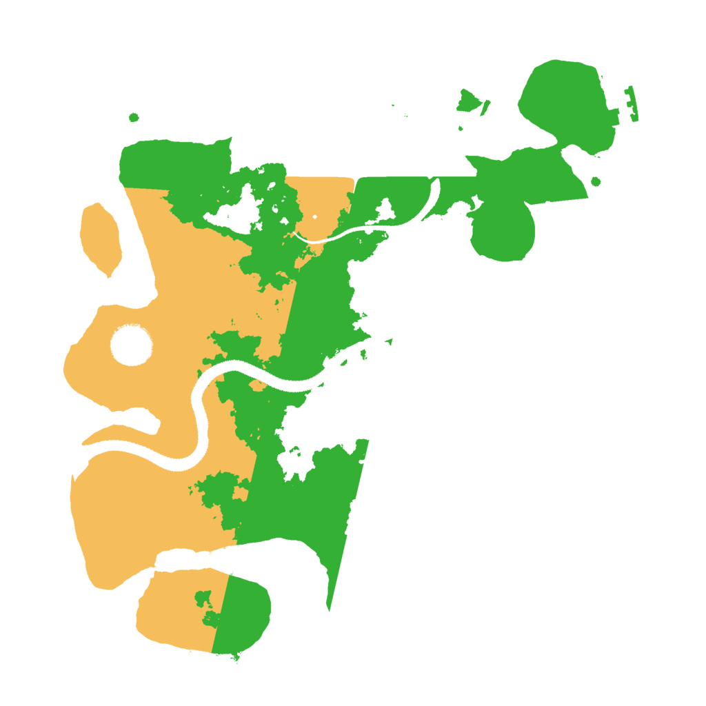 Biome Rust Map: Procedural Map, Size: 3000, Seed: 87426