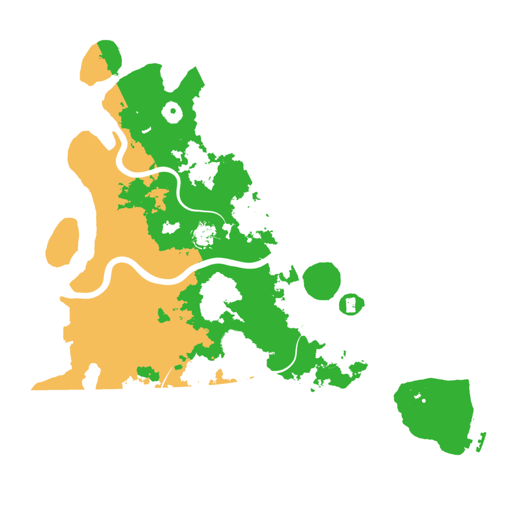 Biome Rust Map: Procedural Map, Size: 3800, Seed: 365740