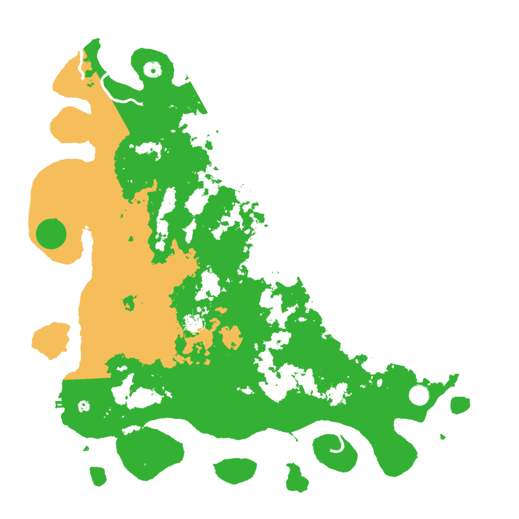 Biome Rust Map: Procedural Map, Size: 4500, Seed: 926479