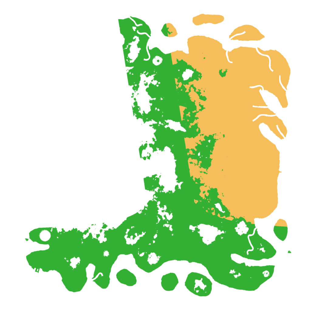 Biome Rust Map: Procedural Map, Size: 5000, Seed: 2547