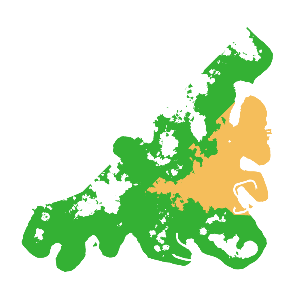 Biome Rust Map: Procedural Map, Size: 3500, Seed: 167718128