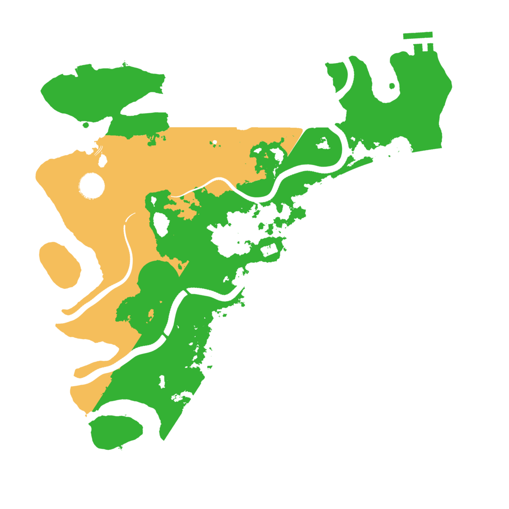 Biome Rust Map: Procedural Map, Size: 3500, Seed: 1135045227