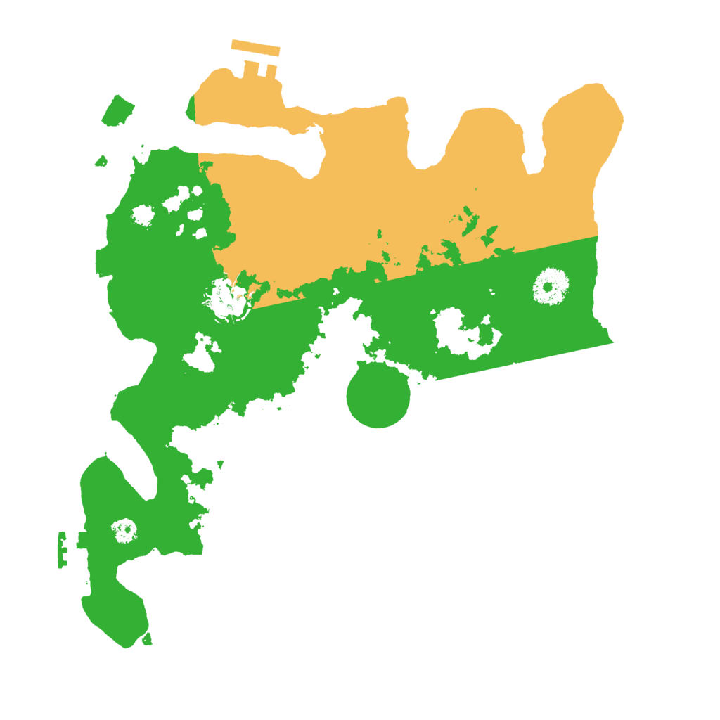 Biome Rust Map: Procedural Map, Size: 3000, Seed: 7396850
