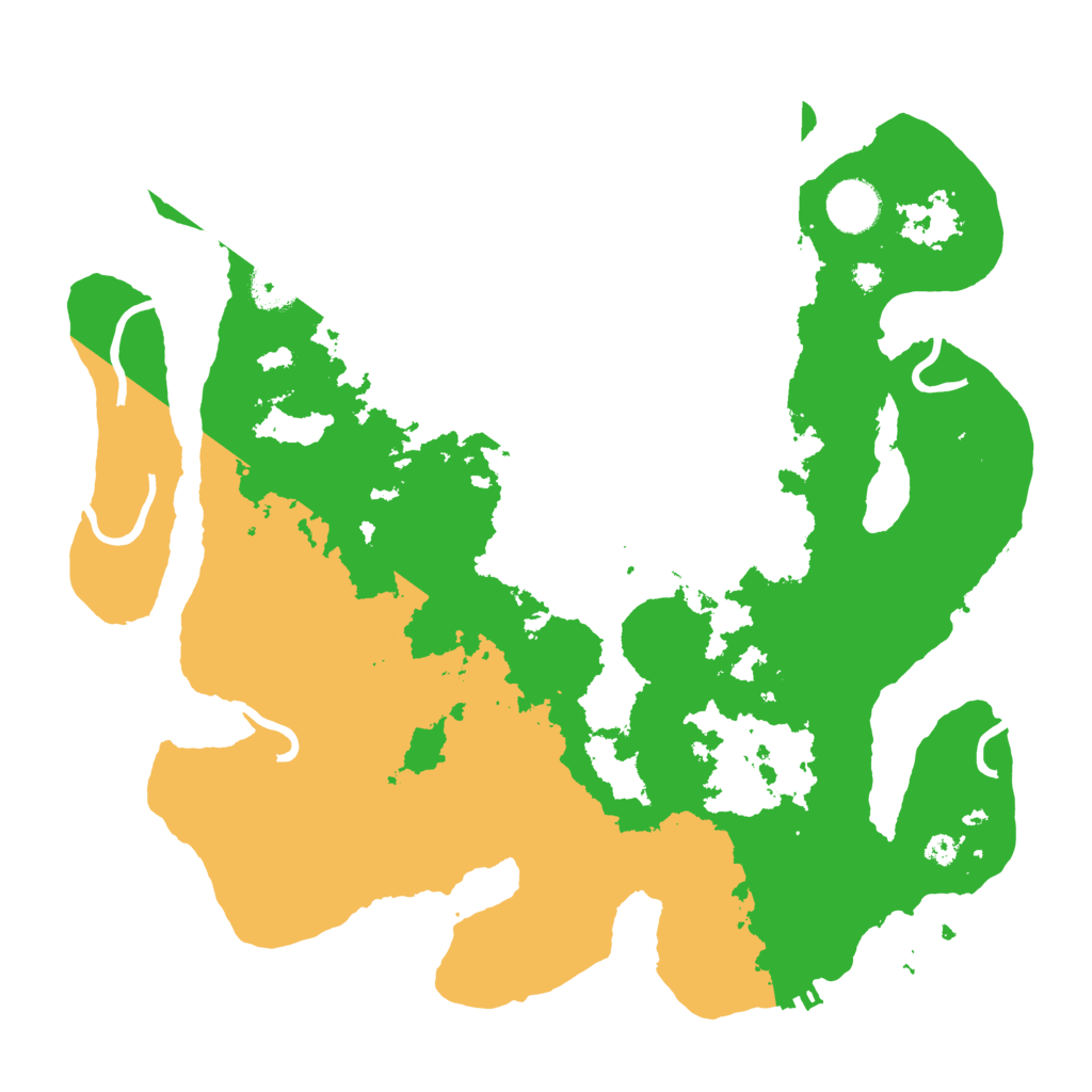 Biome Rust Map: Procedural Map, Size: 3600, Seed: 2044