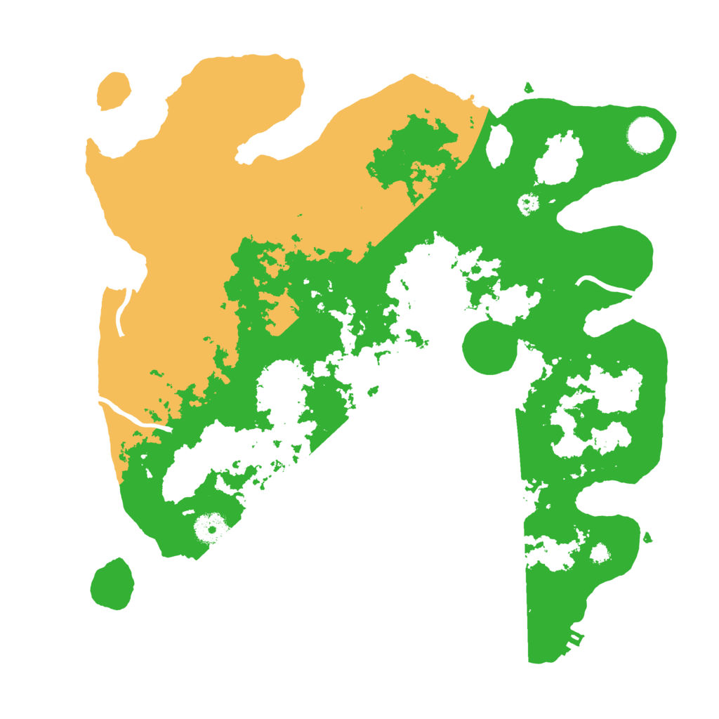 Biome Rust Map: Procedural Map, Size: 3500, Seed: 582635923