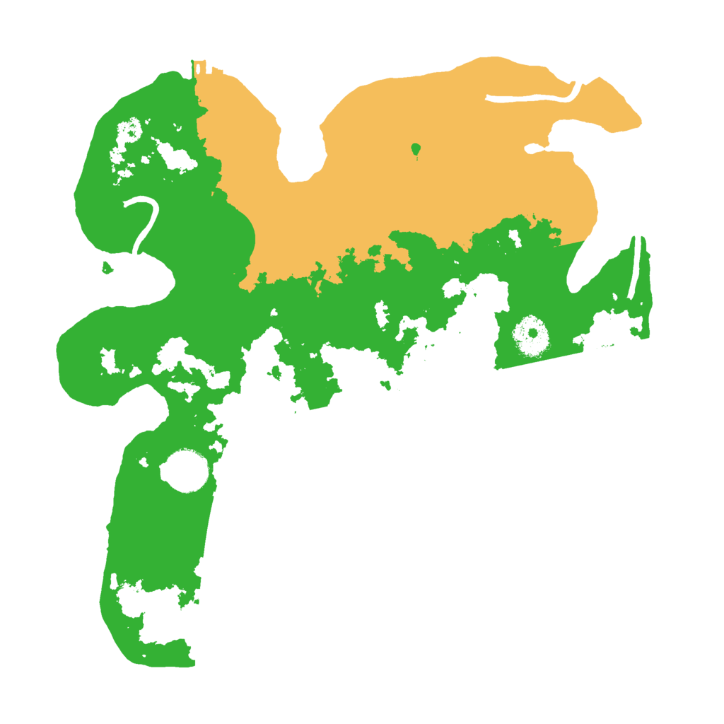 Biome Rust Map: Procedural Map, Size: 3000, Seed: 527343