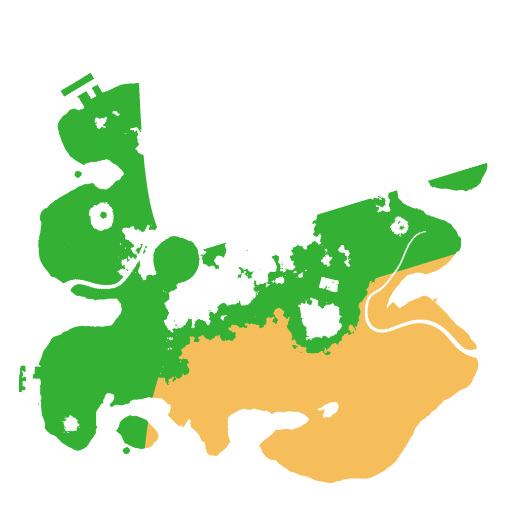 Biome Rust Map: Procedural Map, Size: 3000, Seed: 1246581726
