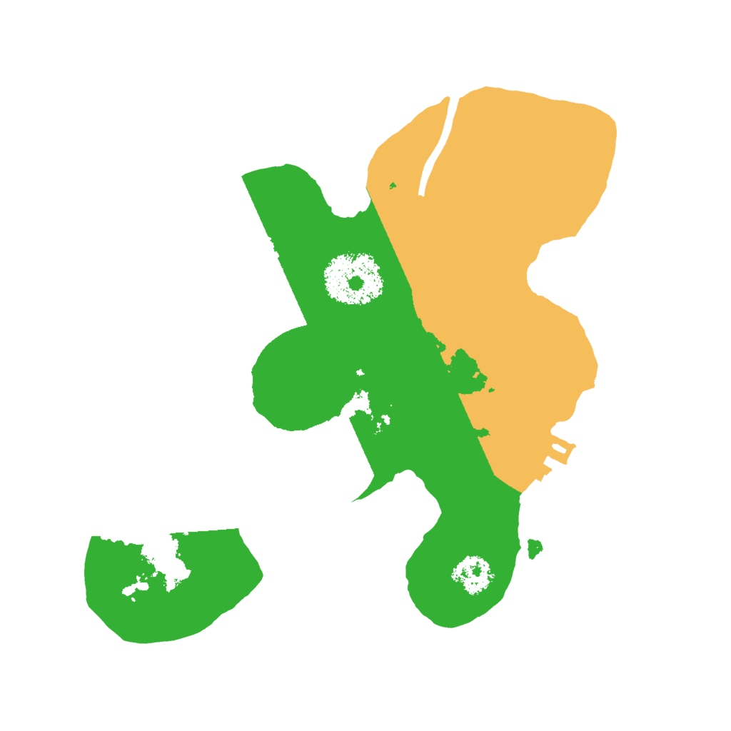 Biome Rust Map: Procedural Map, Size: 2000, Seed: 1134