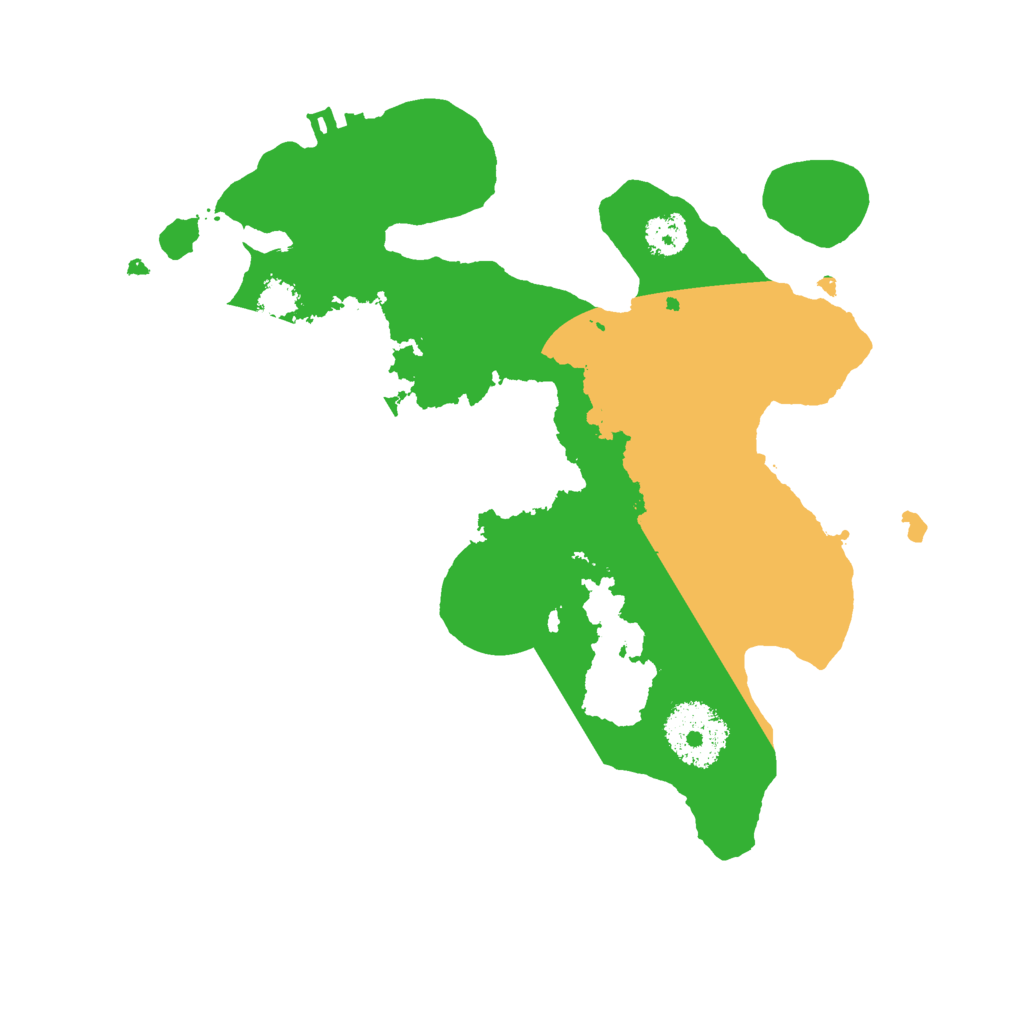 Biome Rust Map: Procedural Map, Size: 2500, Seed: 1246482680