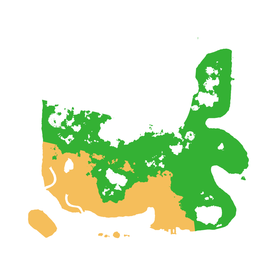 Biome Rust Map: Procedural Map, Size: 3000, Seed: 32387