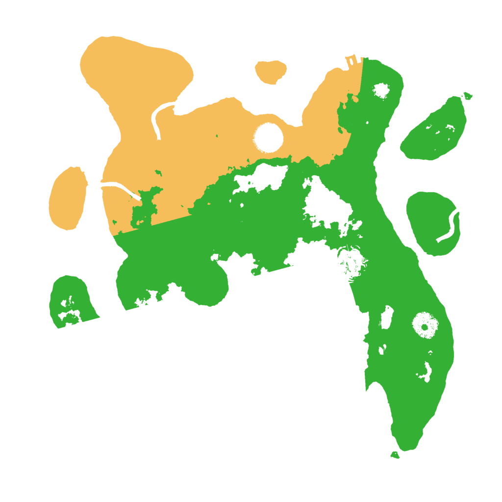 Biome Rust Map: Procedural Map, Size: 3000, Seed: 10680