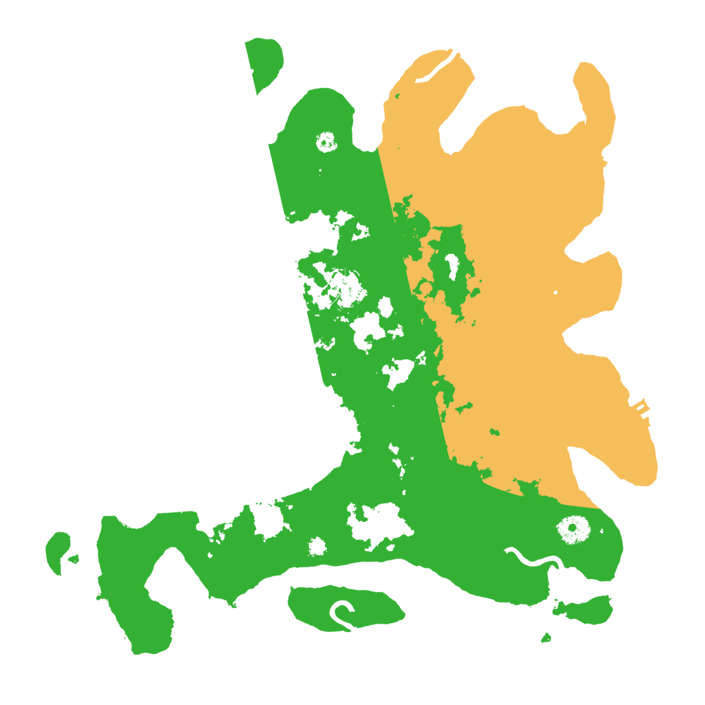 Biome Rust Map: Procedural Map, Size: 3500, Seed: 388088857