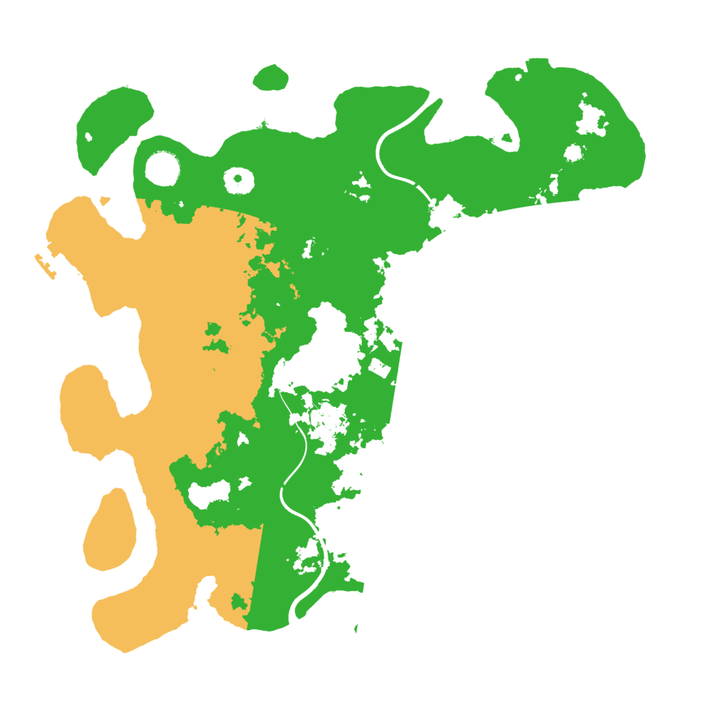 Biome Rust Map: Procedural Map, Size: 3700, Seed: 825972092