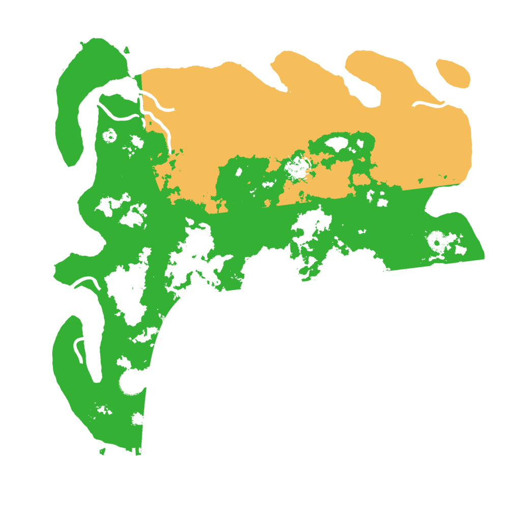 Biome Rust Map: Procedural Map, Size: 3850, Seed: 809155904