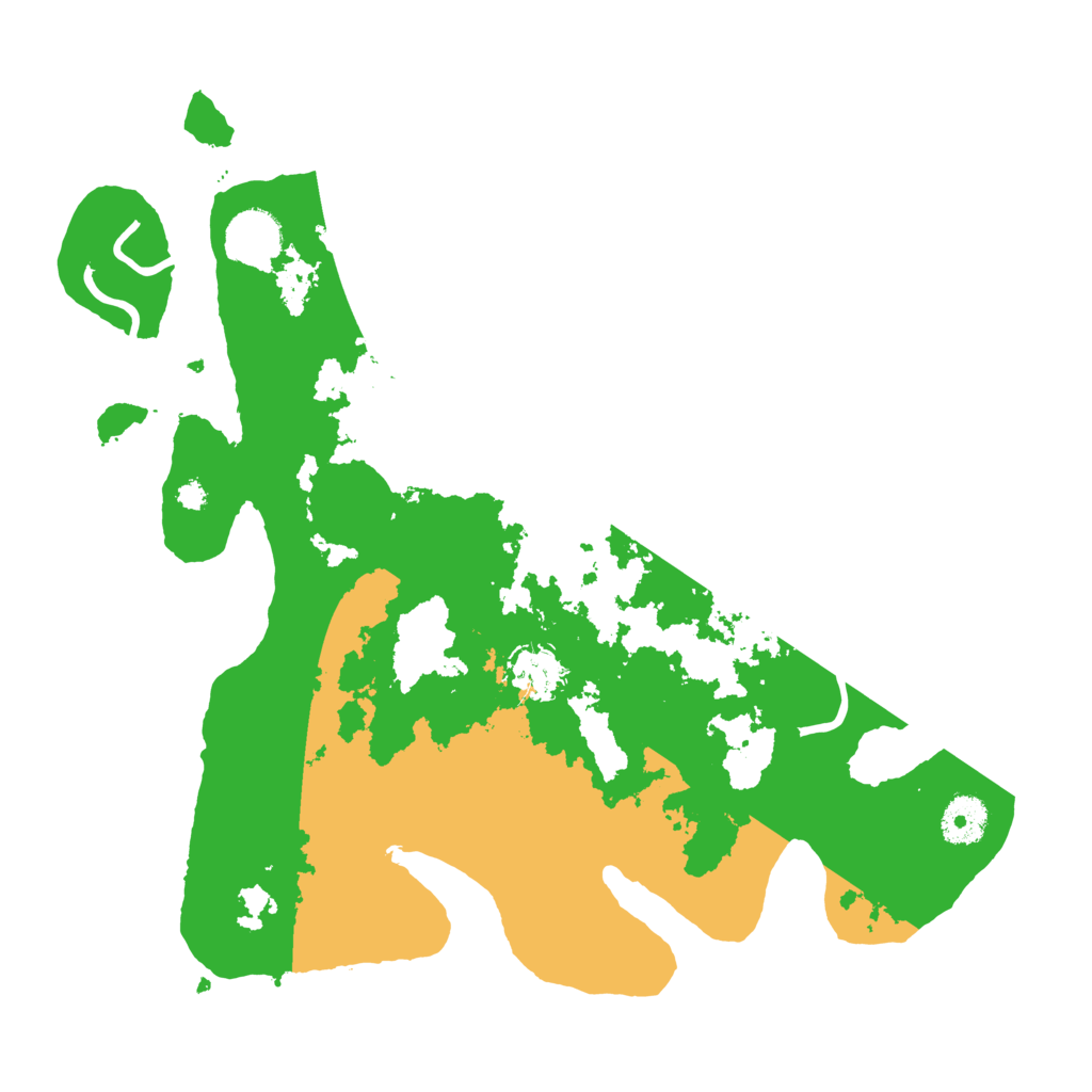 Biome Rust Map: Procedural Map, Size: 3500, Seed: 370846075