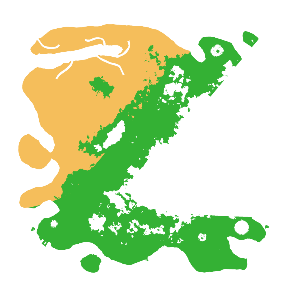 Biome Rust Map: Procedural Map, Size: 3700, Seed: 24253765