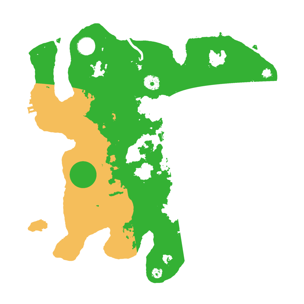 Biome Rust Map: Procedural Map, Size: 3000, Seed: 20836