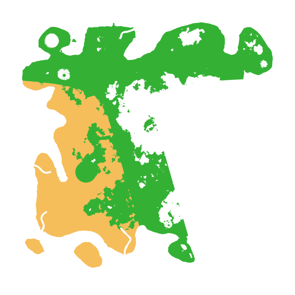 Biome Rust Map: Procedural Map, Size: 3700, Seed: 1623623169