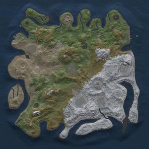 Thumbnail Rust Map: Procedural Map, Size: 3850, Seed: 1981244670, 19 Monuments