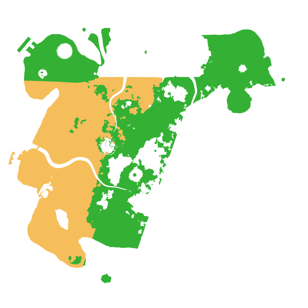 Biome Rust Map: Procedural Map, Size: 3500, Seed: 696579434