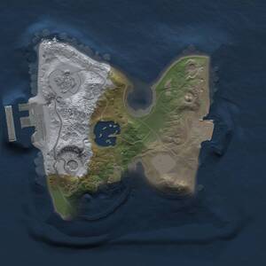 Thumbnail Rust Map: Procedural Map, Size: 1500, Seed: 124578, 5 Monuments