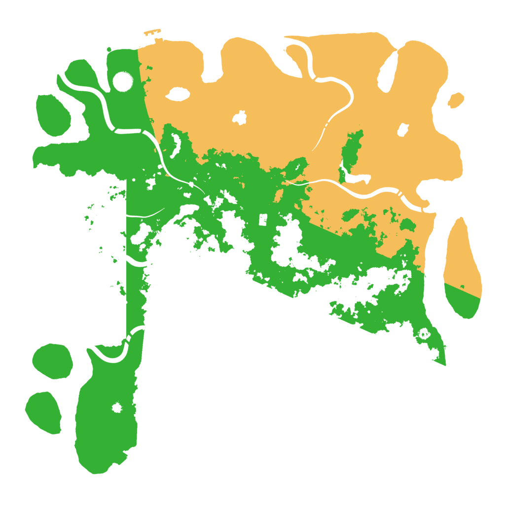 Biome Rust Map: Procedural Map, Size: 4500, Seed: 9085738