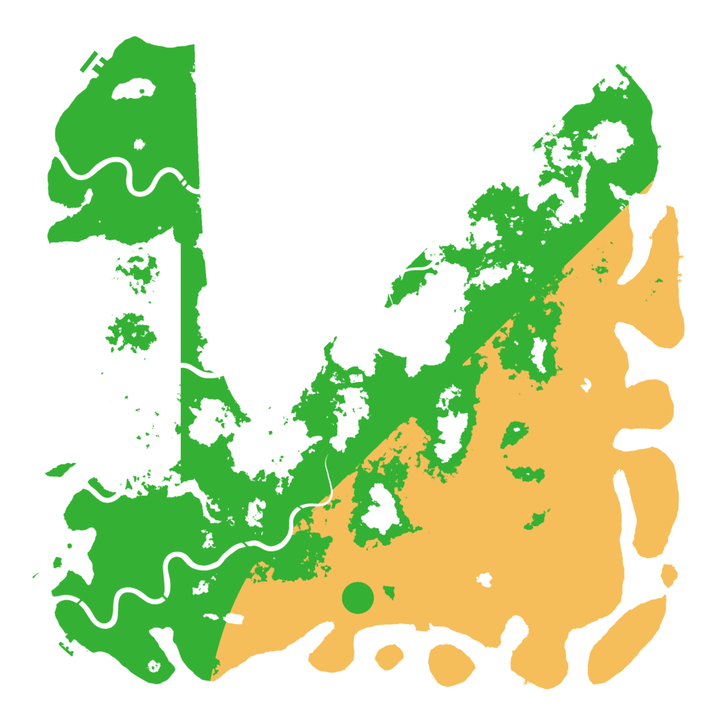 Biome Rust Map: Procedural Map, Size: 6000, Seed: 70643211