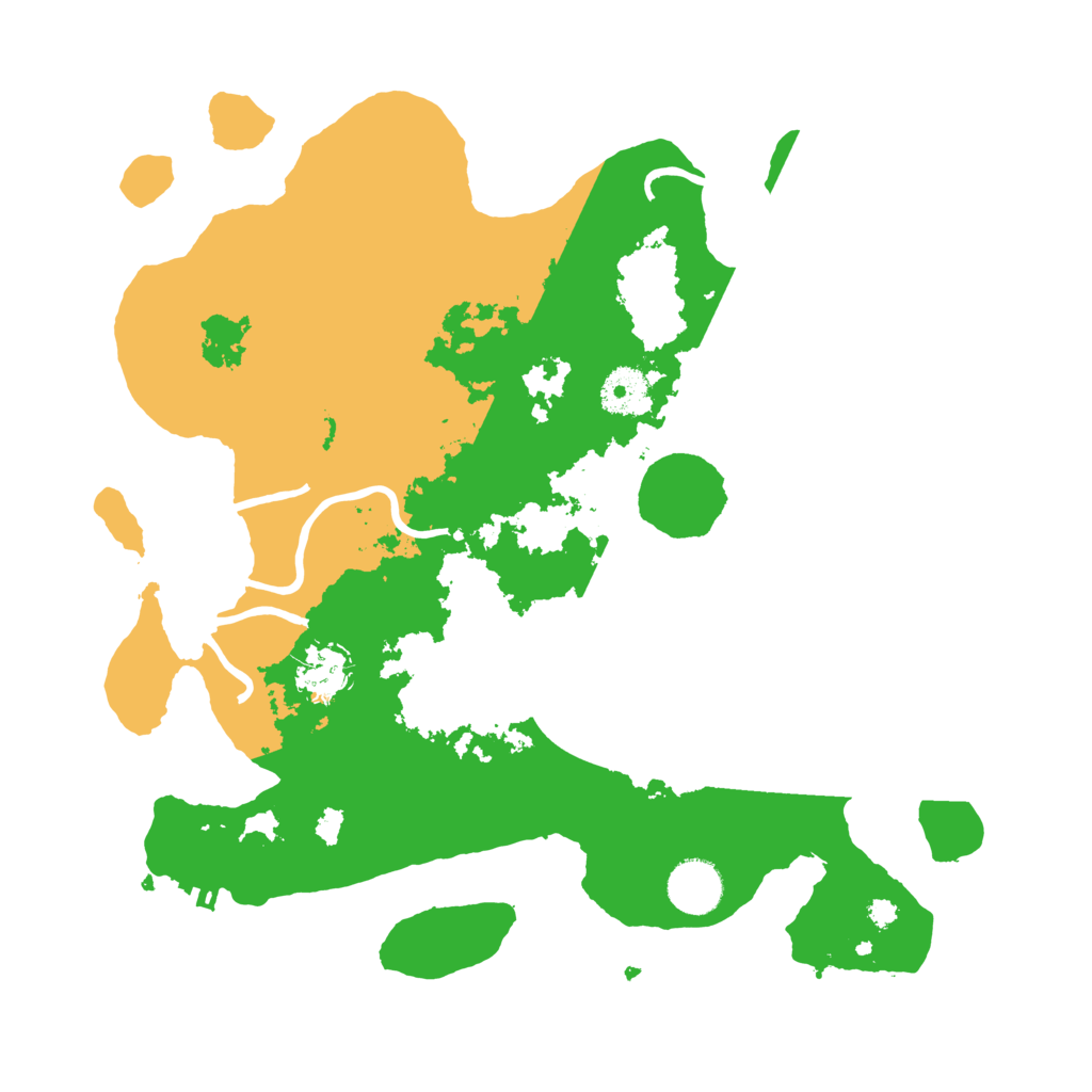 Biome Rust Map: Procedural Map, Size: 3500, Seed: 122552040