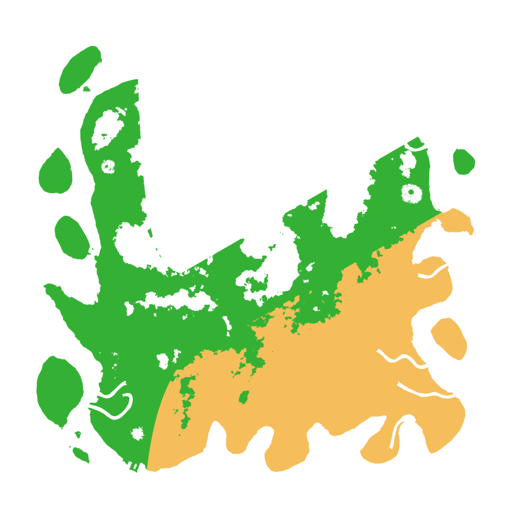 Biome Rust Map: Procedural Map, Size: 3850, Seed: 66480966