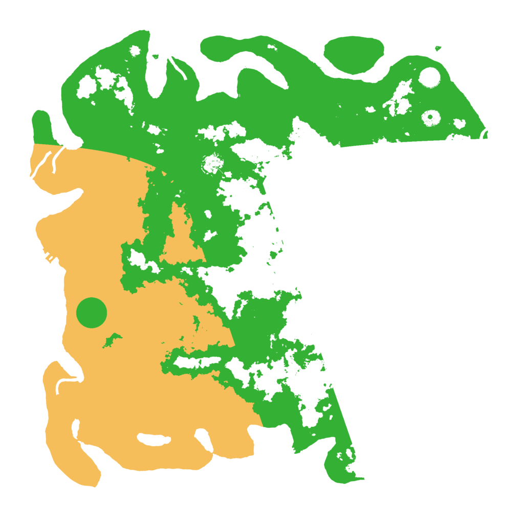 Biome Rust Map: Procedural Map, Size: 4500, Seed: 999406444