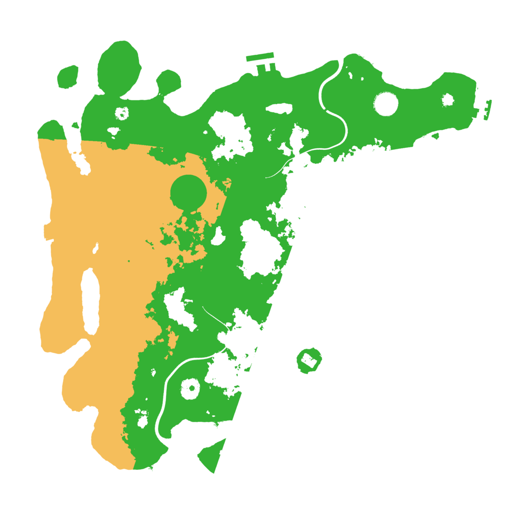 Biome Rust Map: Procedural Map, Size: 3800, Seed: 259346