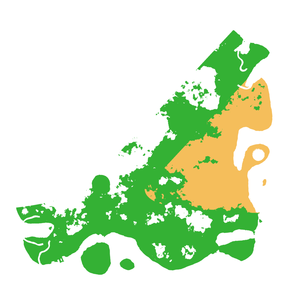 Biome Rust Map: Procedural Map, Size: 4300, Seed: 935743800