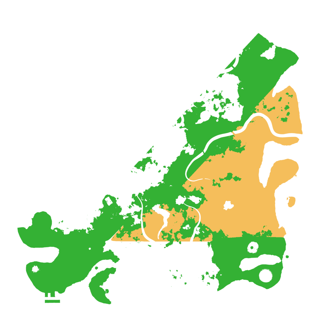 Biome Rust Map: Procedural Map, Size: 4300, Seed: 935743800