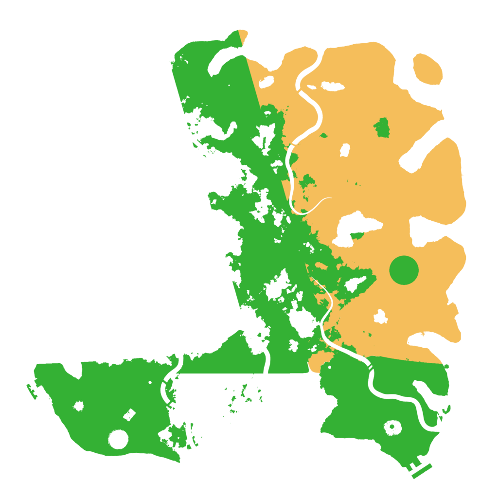 Biome Rust Map: Procedural Map, Size: 4500, Seed: 1777084192