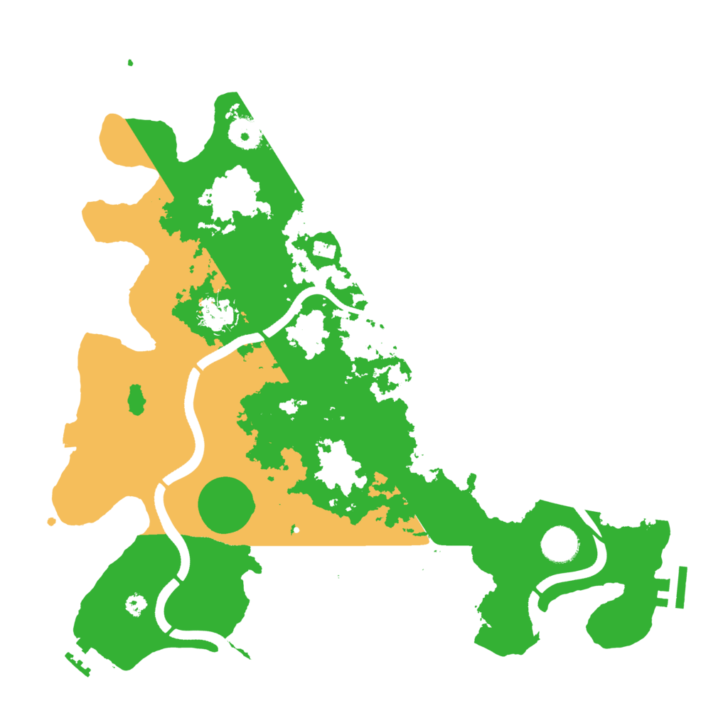 Biome Rust Map: Procedural Map, Size: 3500, Seed: 1516485306