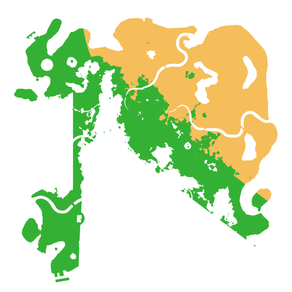 Biome Rust Map: Procedural Map, Size: 4300, Seed: 255488